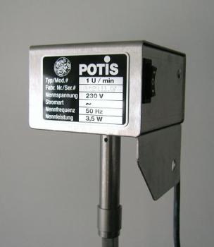 Preview: Potis Dönermotor Motorantrieb im Gehäuse mit obere Schiebemufe