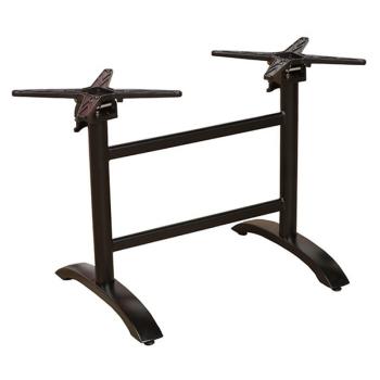 Terrassentisch Klapptisch – Werzalit Reddenwood – 70×120 cm mit Untergestell A-SRD-DOUBLE