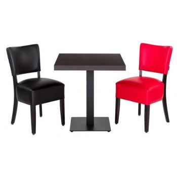 Preview: Gastronomie Stühle Schwarz für Restaurant, Hotel Gaststätten