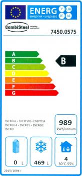 Preview: TIEFKÜHLSCHRANK RFS 1 TÜRIG 600 LITER