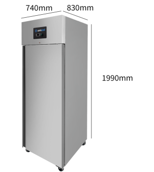 Gastro Edelstahl Kühlschrank 650 Liter