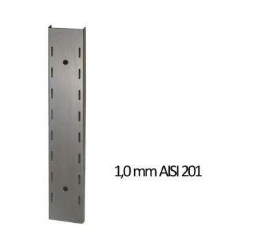 Preview: WANDREGALE 2 Boden, 110x30 Wandbord Edelstahl verstärkt 2 Etage Gastro Küchen