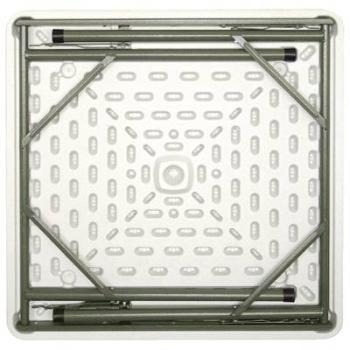 Preview: Bolero viereckiger Klapptisch weiß 86 x 86cm