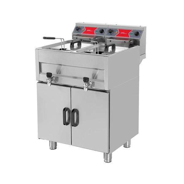 GASTRONOMIE Fritteuse | Elektrisch | 2x10L | 50°C/190°C | 2x9kW (400V)