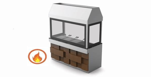 Holzkohlegrill 180 cm Ocakbasi Grill