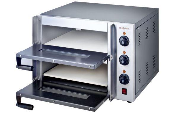 Pizzaofen 2 x Backkammer Ø35 cm bergman