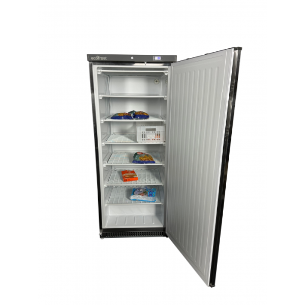 GASTRONOMIE TIEFKÜHLSCHRANK EDELSTAHL 1 TÜR 600 LITER