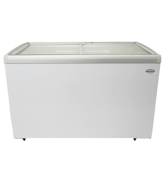 GASTRO TIEFKÜHLTRUHE GLASDECKEL LOTTE 396 LITER 124x66cm GEFRIERTRUHE