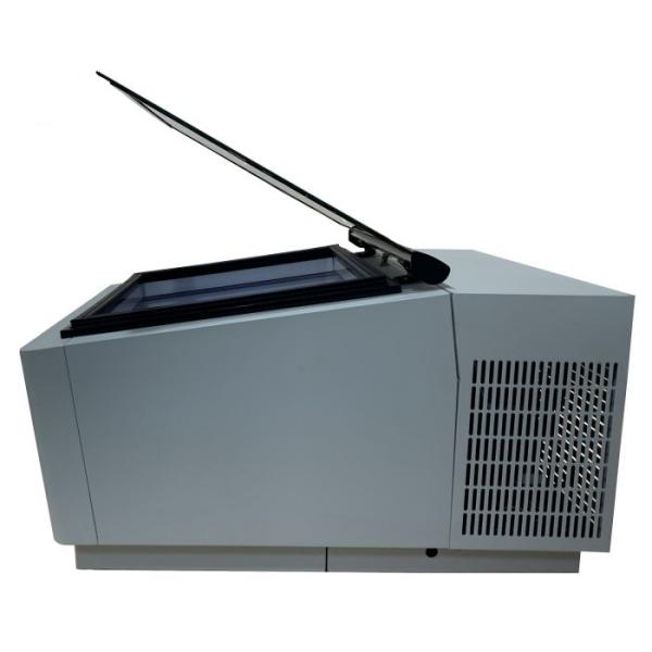 TISCHMODELL SPEISEEISVITRINE WEIß ÖFFNET AUF DER KUNDENSEITE EISVITRINE