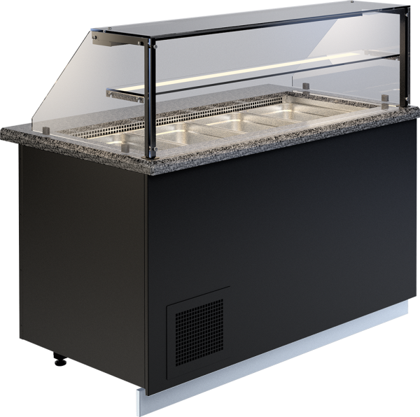 Dönertheke GASTROLINE PREMIUM 1000mm Lang Salatvitrine