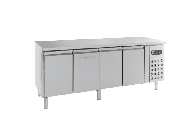 Edelstahl KÜHLTISCH mit 4 TÜREN 2230x600