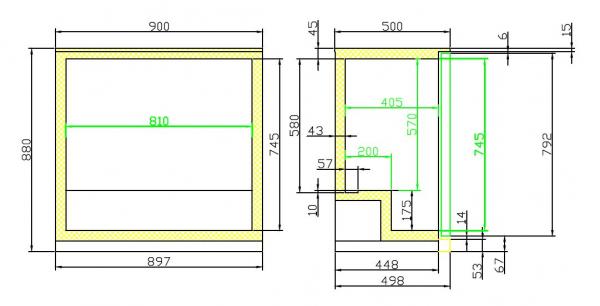 Bar Kühlschrank 250 liter