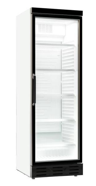 KÜHLSCHRANK 1 GLASTÜR 382 Liter Gastro Getränkekühlschrank