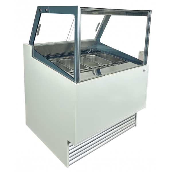 SPEISEISVITRINE KOMODO 6X5 Liter EISTHEKE EISVITRINE SPEISEEISVITRINE