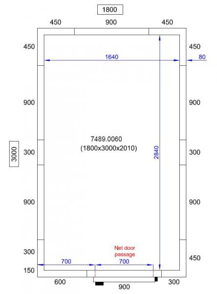 KÜHL UND FRIERZELL 1800X3000X2010