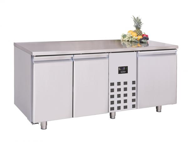 GASTRO KÜHLTISCH mit 3 TÜREN MONOBLOCK 1785x700