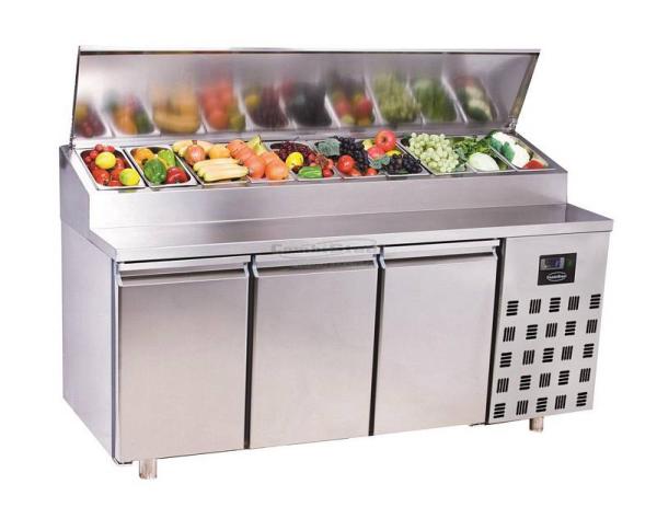 SALADETTE 3 TÜREN 10x 1/3GN BEHÄLTER