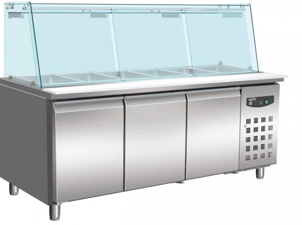 Salattheke, Dönertheke 180cm Lang