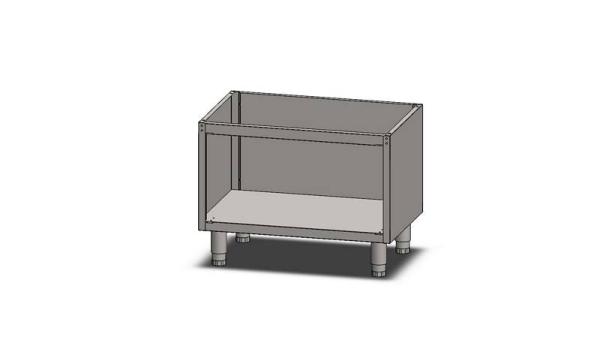 offener Unterbau für Tischgeräte, 800x635x580