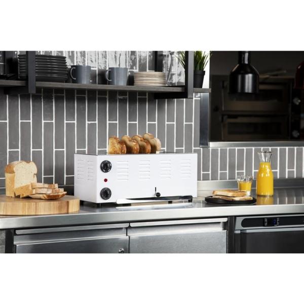 ROWLETT REGENT TOASTER WEISS - 6 SCHLITZE MIT 2 RESERVEELEMENTEN 3000W | 6 Steckplätze