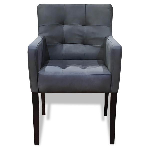 GASTRONOMIE Stühle – DEX – Anthrazit Mikrofaser mit Armlehne für Restaurant Hotel