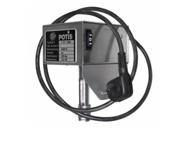 Potis Dönermotor Motorantrieb im Gehäuse mit obere Schiebemufe
