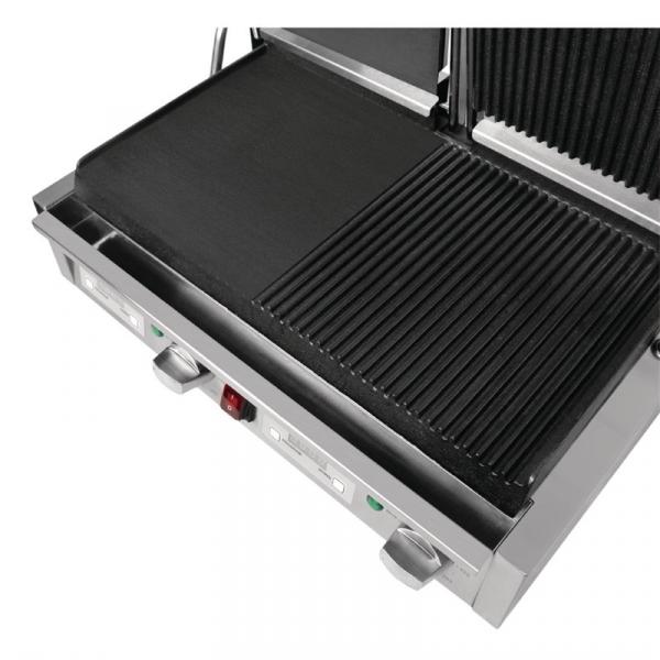 Toastmaschine Buffalo doppelter Kontaktgrill glatt/gerillt