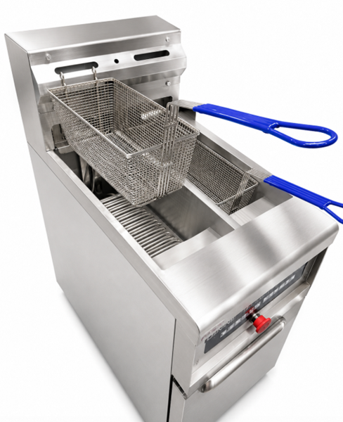 Gastronomie Digitaler Fritteuse – 2 × 13,5 L – 18 kW
