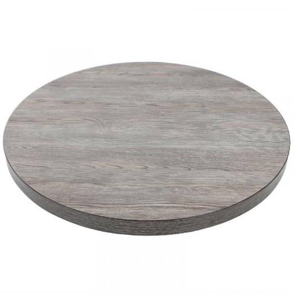 Bolero runde Tischplatte Vintage Holz 60cm