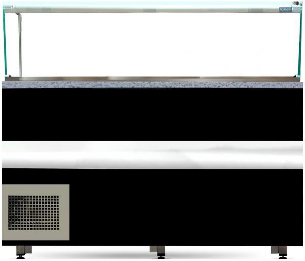 Dönertheke Salattheke Gastroline 2500mm breit