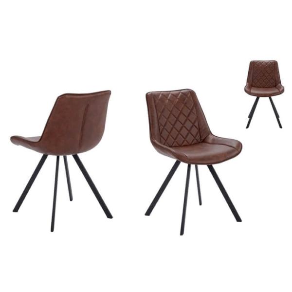 Gastro Stühle Tes Diamond – Vintage BRAUN