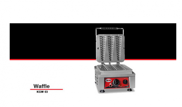 Waffeleisen Waffelino mit 1 feste Backplatte, 230 V  KGW 03