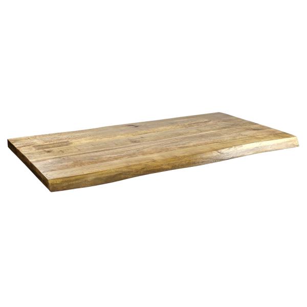 Gastronomie TISCHPLATTE mit Untergestell - Aus Mangoholz Mit Basis – 70×120 cm