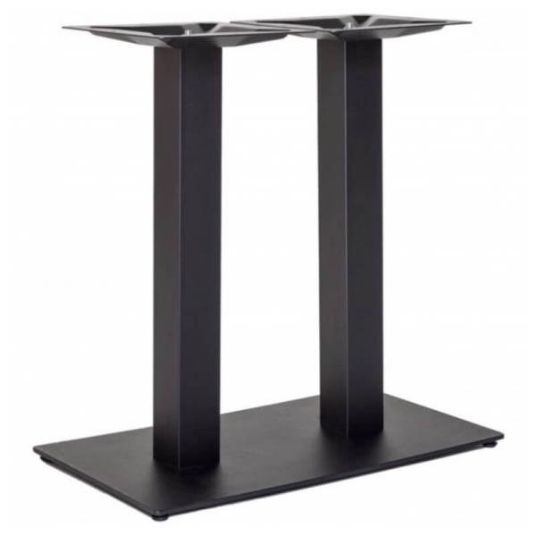 Gastronomie TISCHPLATTE mit Untergestell - Aus Mangoholz Mit Basis – 70×120 cm