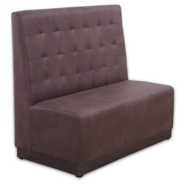 Gastronomie Sitzbank – NAPOLI – Mikrofaser 120x65x110