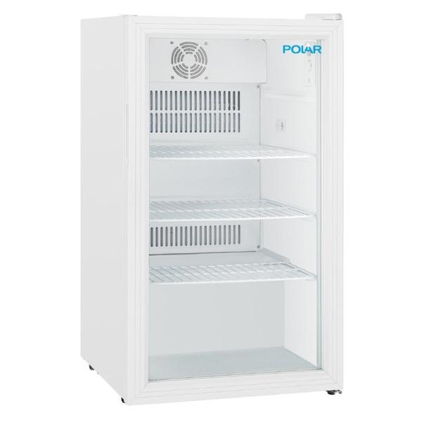 Polar Displaykühlschrank Tischmodell 90L