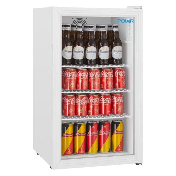 Polar Displaykühlschrank Tischmodell 90L