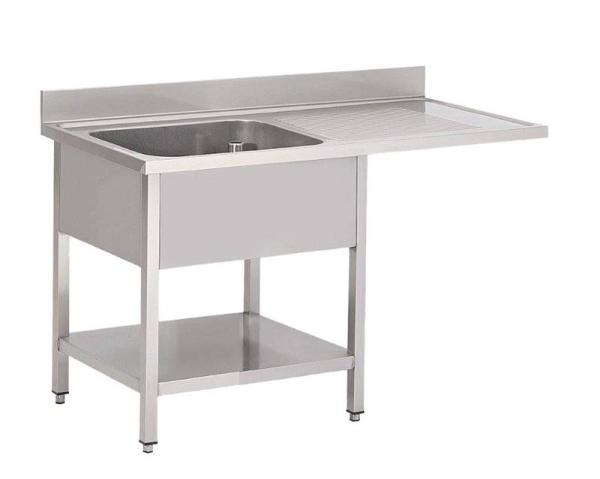 Spülcenter für Spülmaschinen 120x70x85cm Spültisch 1 Becken links