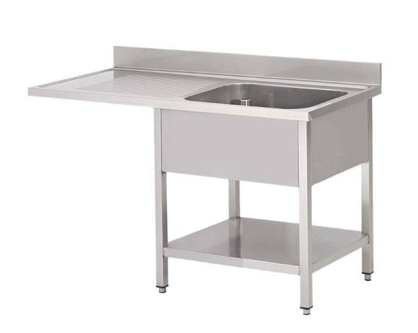 Spülcenter 120x70x85cm Spültisch 1 Becken Rechts für Spülmaschinen