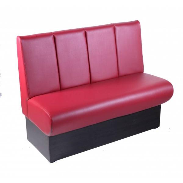 SITZBANK Schwarz 120 x 60 cm