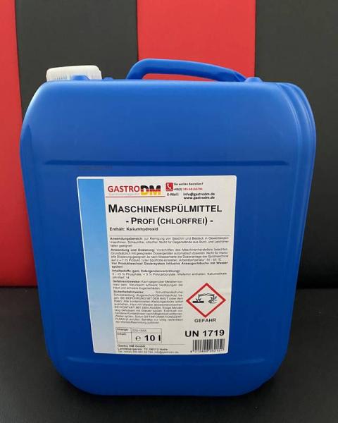 Gastronomie & Industrie Spülmittel 10 Liter für Geschirrspülmaschinen