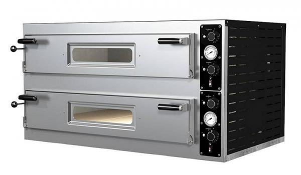 Pizzaofen Breit mit 2 Backkammern für 12 x Ø 32 cm Pizzen