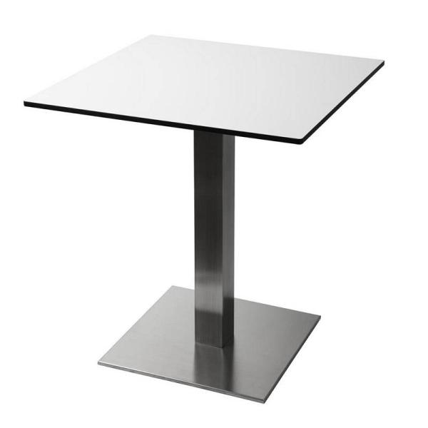 BOLERO QUADRATISCHER TISCHFUSS EDELSTAHL 72CM HOCH