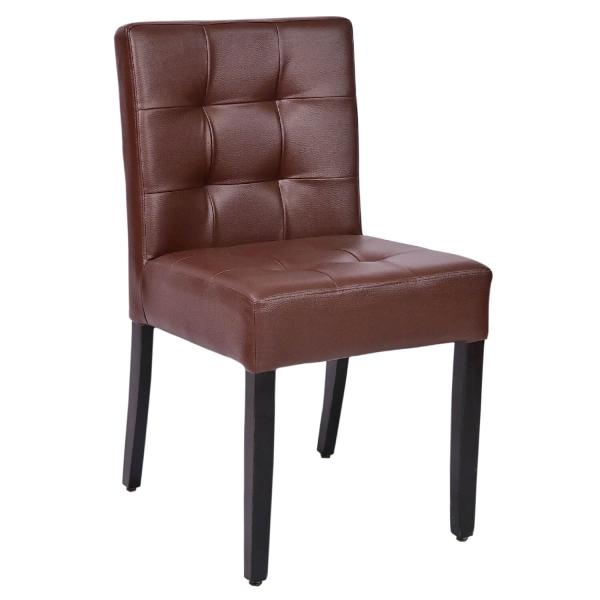 GASTRONOMIE Stühle – DEX – Braunes Kunstleder für Restaurant Hotel