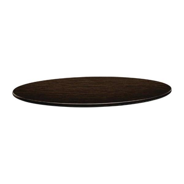 Topalit Smartline runde Tischplatte Wenge 80cm