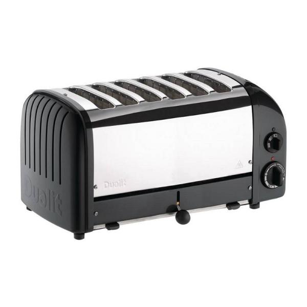 DUALIT TOASTER 60145 SCHWARZ 6 SCHLITZE