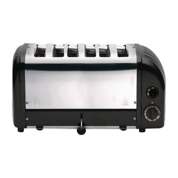 DUALIT TOASTER 60145 SCHWARZ 6 SCHLITZE