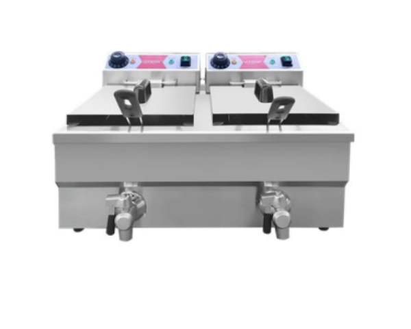 Gastro Fritteuse 9+9 Liter