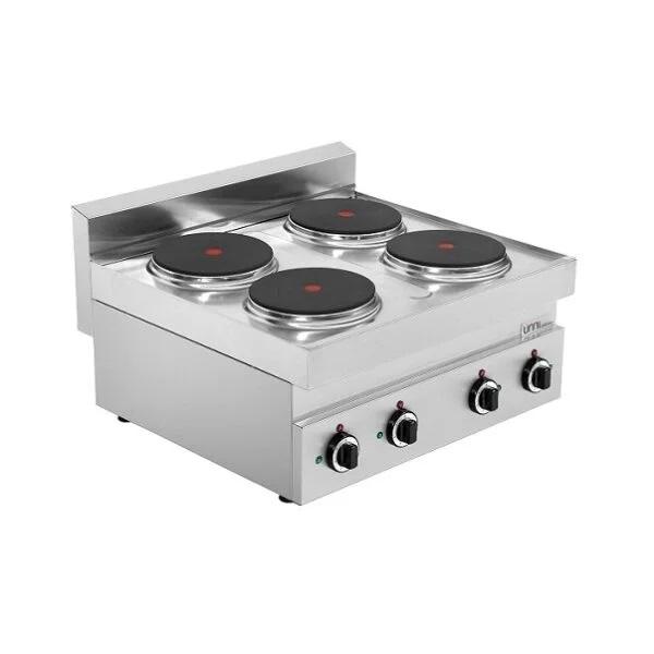 ELEKTROHERD 4 Kochplatten 4 x 2,6 kW Kochplatten 700 x 650 mm