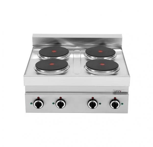 ELEKTROHERD 4 Kochplatten 4 x 2,6 kW Kochplatten 700 x 650 mm